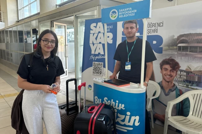 Sakarya'da üniversite öğrencilerine sıcak karşılama
