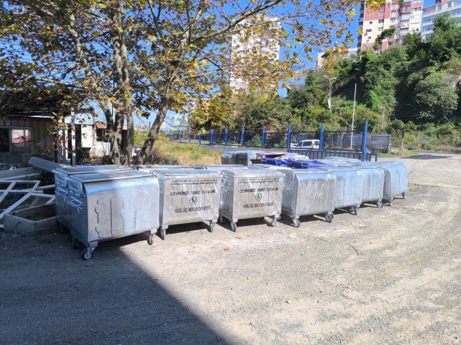 Gülüç Belediyesi’ne 265 Yeni Çöp Konteyneri