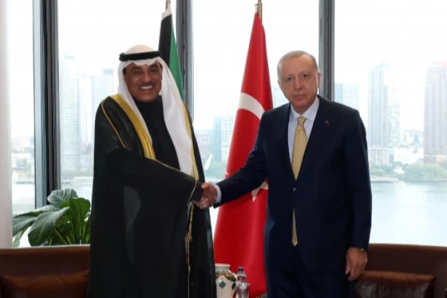 Kuveyt Veliaht Prensi Şeyh es-Sabah ile görüştü