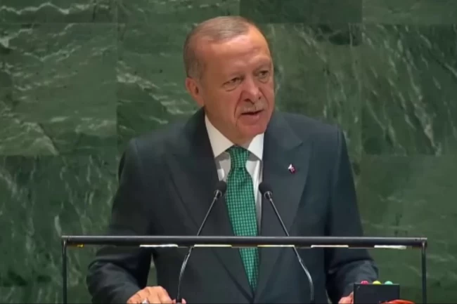 Cumhurbaşkanı Erdoğan, BM'de Filistin'e destek çağrısı yaptı