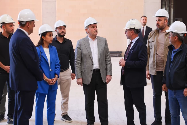 Başkan Pekyatırmacı ve Milletvekili Akyürek'ten saha ziyareti