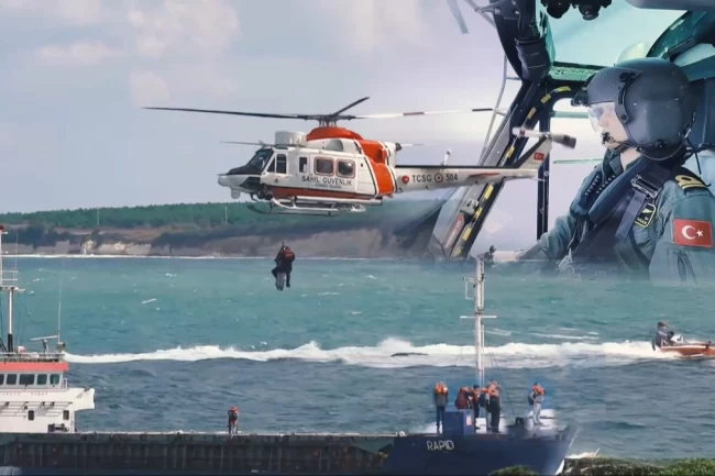 İlk kadın helikopter pilotu 7 denizciyi kurtardı! Tarih yazdı