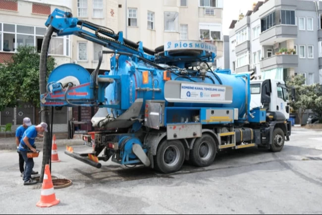 Alanya'da robot kameralı temizlik atağı