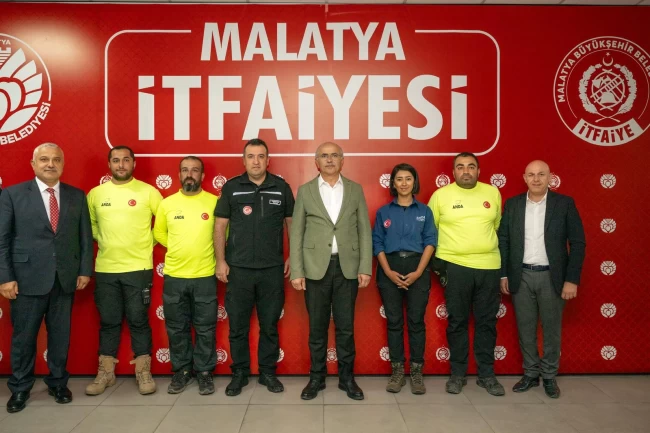 Malatya'da Başkan Er'den İtfaiye Teşkilatı'na ziyaret