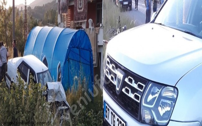 CİP- OTOMOBİL ÇARPIŞTI: İKİ YARALI!..