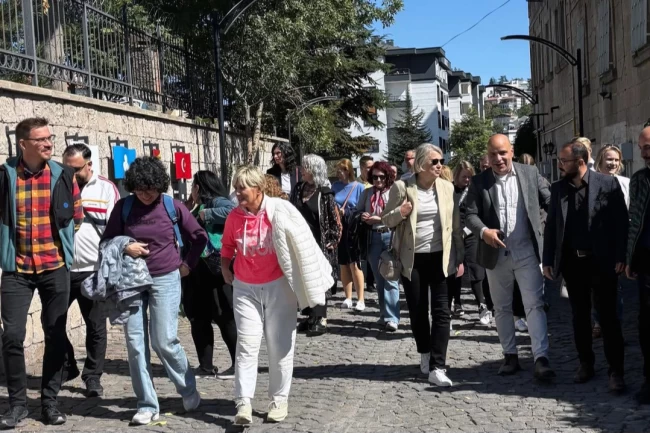 Kayseri Talas'ta Finlandiya heyetine tarihi gezi