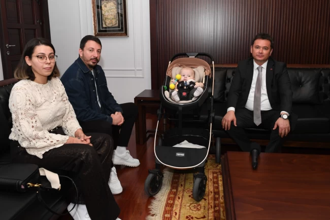 Başkan Aydın'dan SMA hastası Çağan Ata Baran'a destek çağrısı