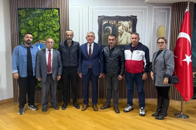 Düzce Gazeteciler Cemiyeti'nden Başkan Albayrak'a ziyaret