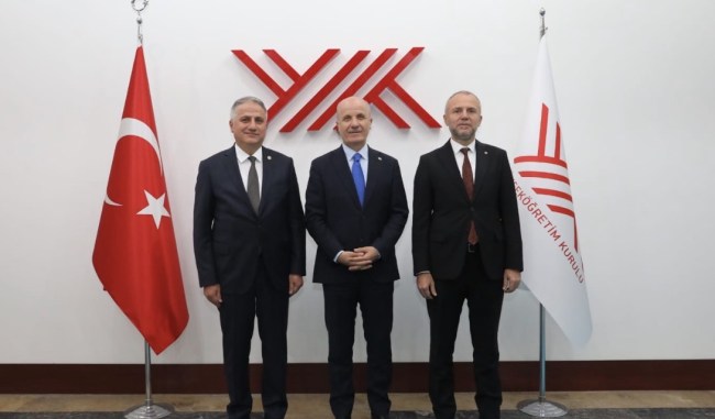 Başkan Keleş Ve Milletvekili Bozkurt’tan Yök Başkanı Özvar’a Ziyaret