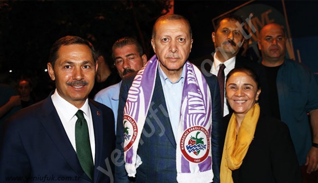 BAŞKAN UYSAL'DAN CUMHURBAŞKANI ERDOĞAN'A TEŞEKKÜR..