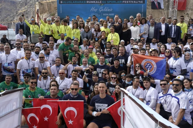 Gaziantep'te su sporları festivalinde dereceler belli oldu