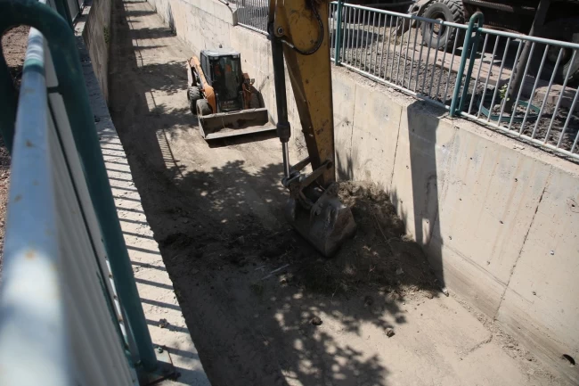 Kayseri Melikgazi'den şiddetli yağışlar öncesi temizlik