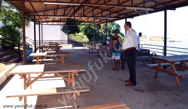 ALAPLI BELEDİYE PLAJINDA SON RÖTUŞLAR..