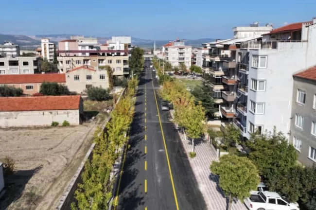 Manisa'da sıcak asfalt tamamlandı