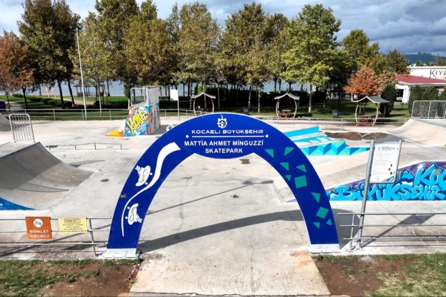 Gölcük'teki parkın adı "Mattia Ahmet Minguzzi" oldu