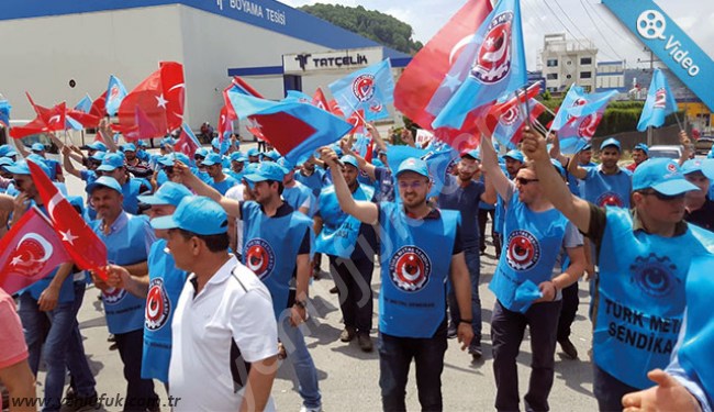 TAT METAL'İN MAĞDUR ETTİĞİ İŞÇİLER, GREVE BAŞLADI!..