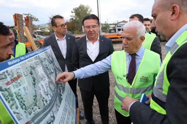 Mudanya Yolu'nda trafiği rahatlatacak köprü projesi hızla ilerliyor