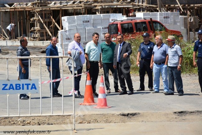 UYSAL, ÇALIŞMALARI YERİNDE İZLEDİ