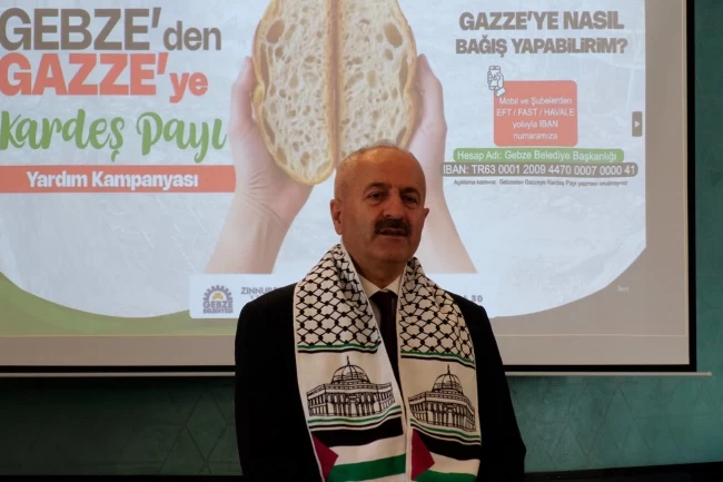 Gebze'den Gazze'ye kardeş payı