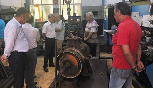 VALİ ÇINAR ATÖLYELERDE İNCELEMEDE BULUNDU..