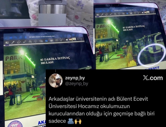 “10 Dakika İhtiyaç Molası” Slaytı Sosyal Medyada Gündem Oldu