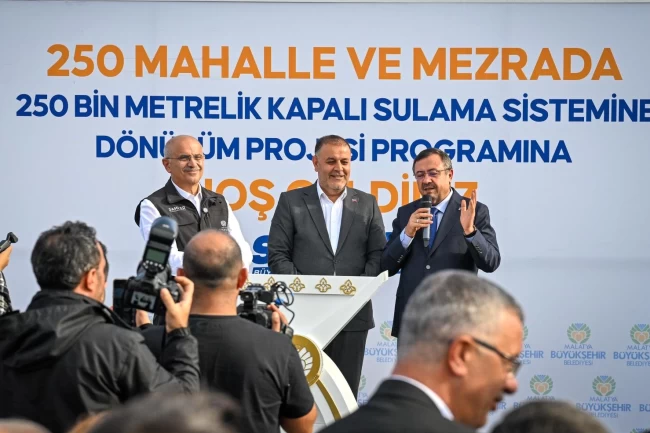Malatya'da 70 milyon liralık sulama yatırımı