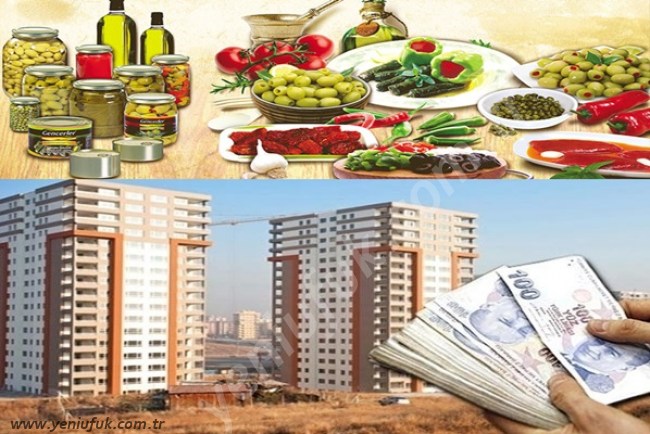 PARA KONUTA GİDİYOR İKİNCİ SIRADA GIDA VAR