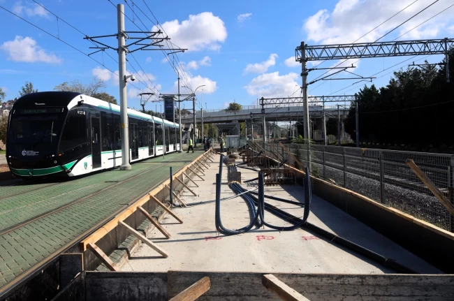 Kocaeli'de tramvay hattında genişleme hızla sürüyor