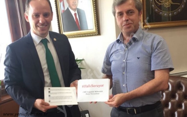 HALKIN TALEPLERİ VALİ ÇINAR’A TESLİM..