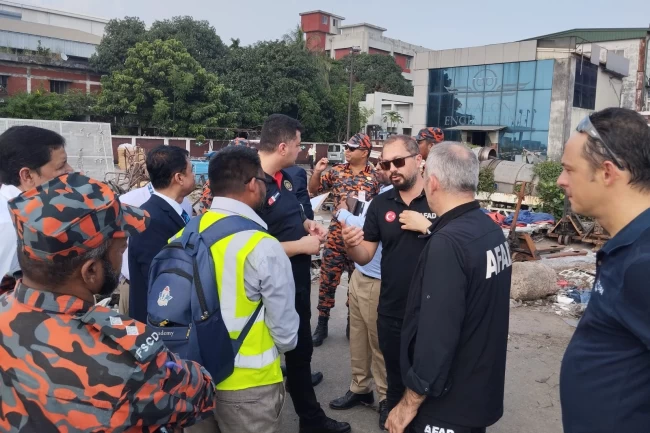 Kocaeli İtfaiyesi'ne Bangladeş'te kritik görev