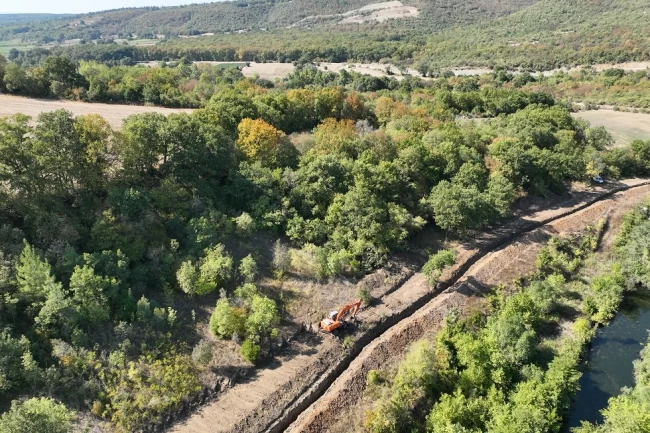 Bursa Mustafakemalpaşa'da 5 bin 440 dekar arazi basınçlı sisteme kavuşuyor