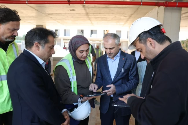 Kocaeli Çayırova Spor Lisesi'nde inşaat hızla sürüyor