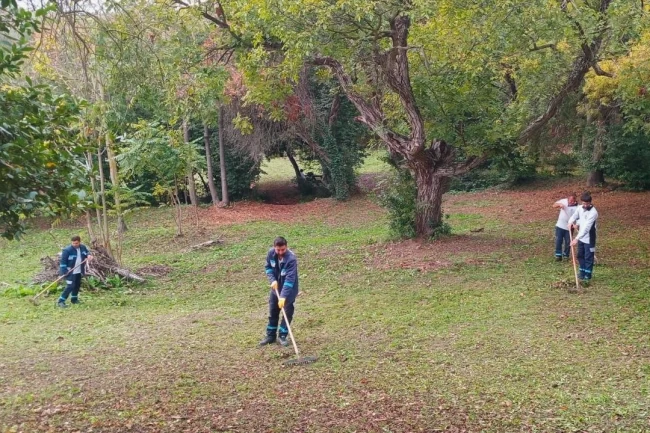 Kocaeli Darıca Millet Bahçesi'nde temizlik seferberliği