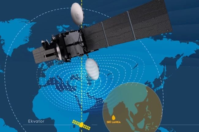 TÜRKSAT 6A'dan Sri Lanka'ya canlı yayın atağı... Sri Lanka kanalları TURKSAT 6A'ya emanet!
