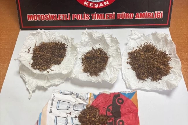 Edirne Keşan'da narkotik operasyonları: 4 gözaltı