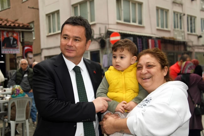 Bursa Osmangazi'de Başkan Aydın'dan Hocahasan'a ziyaret