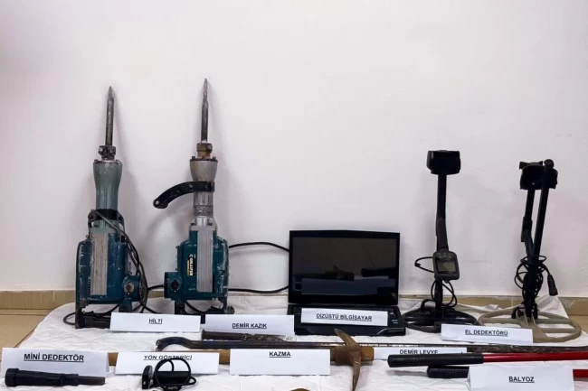 Adıyaman'da define avcılarına suçüstü