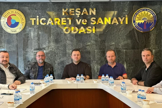 Keşanspor Keşan TSO'yu ziyaret etti