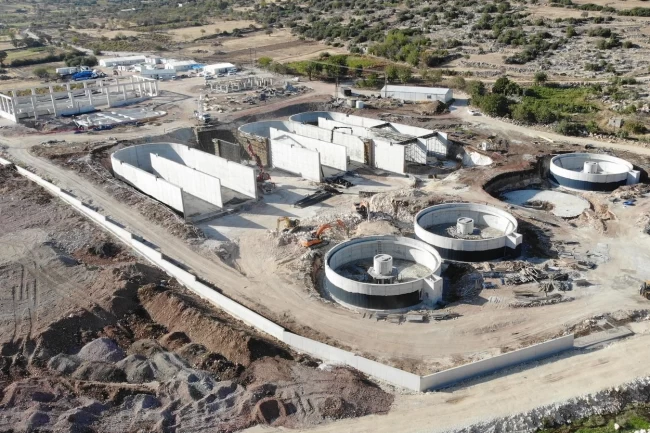 Gaziantep Kuzeyşehir'de çevre dostu atıksu tesisi yükseliyor