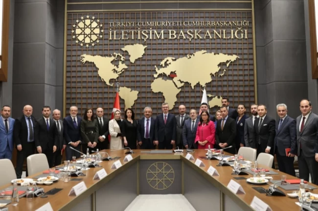 Türkiye Basın Federasyonu'ndan İletişim Başkanlığı'na ziyaret