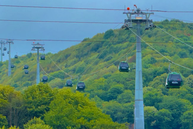 Ara tatil keyfi Kartepe Teleferik'te katlanıyor