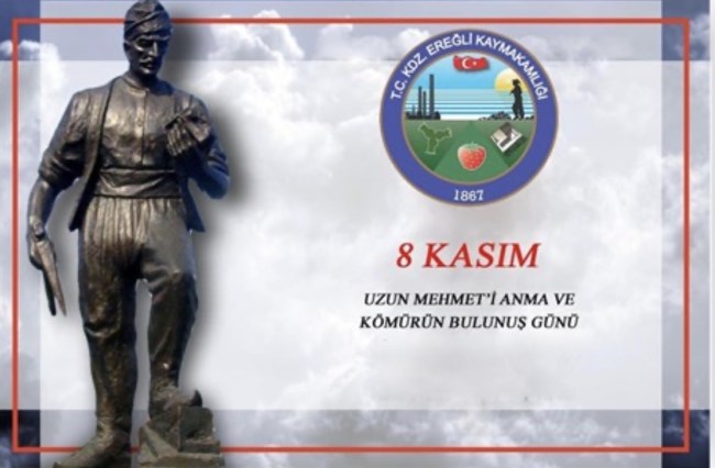 Kdz. Ereğli Kaymakamı Fatih Yılmaz’dan “8 Kasım Uzun Mehmet’i Anma ve Kömürün Bulunuş Günü” Mesajı