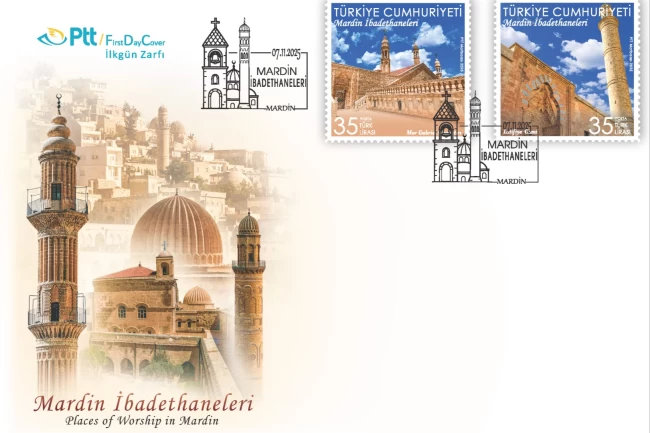 PTT'den 'Mardin İbadethaneleri'ne özel pul