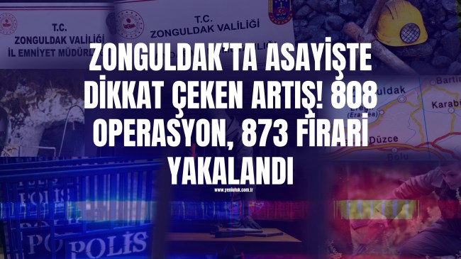 Zonguldak’ta Asayiş ve Güvenlik Faaliyetleri Açıklandı