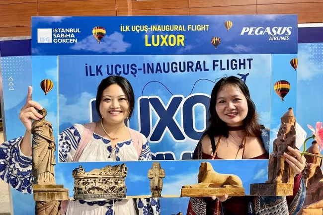 Sabiha Gökçen'den Mısır'a iki yeni destinasyon