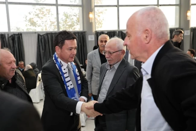 Bursa Ovaakça'da Başkan Aydın'a hizmet teşekkürü