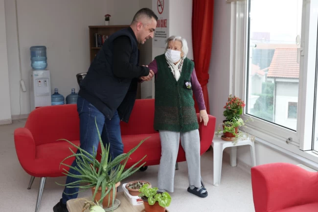 Bursa Nilüfer'de huzurevinde afet tatbikatı