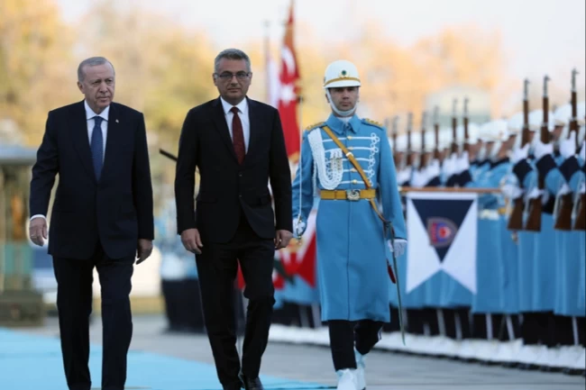 KKTC Cumhurbaşkanı Erhürman Külliye'de