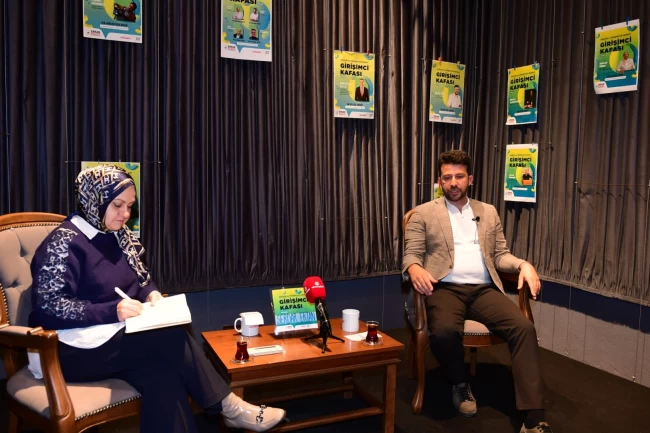 Bursa'da Osmangazi söyleşilerinin konuğu Serdar Ertan oldu