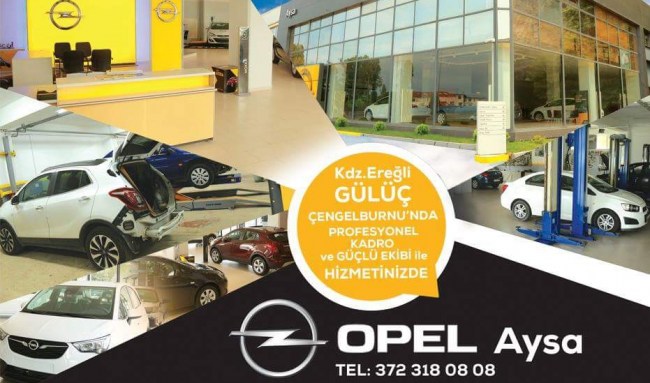 OPEL, AYSA GÜVENCESİYLE HİZMETTE..